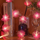 Axyaa Flower Fairy Lights Garland: Battery-Operated, Twinkle String Light for Wedding, Christmas