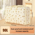 Axyaa Quilt Clothes Storage Box: Foldable, Dust Proof, Non-Woven Organizer