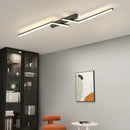 Axyaa Modern Black LED Ceiling Chandelier for Home Entrances Corridors Bedrooms Hallways