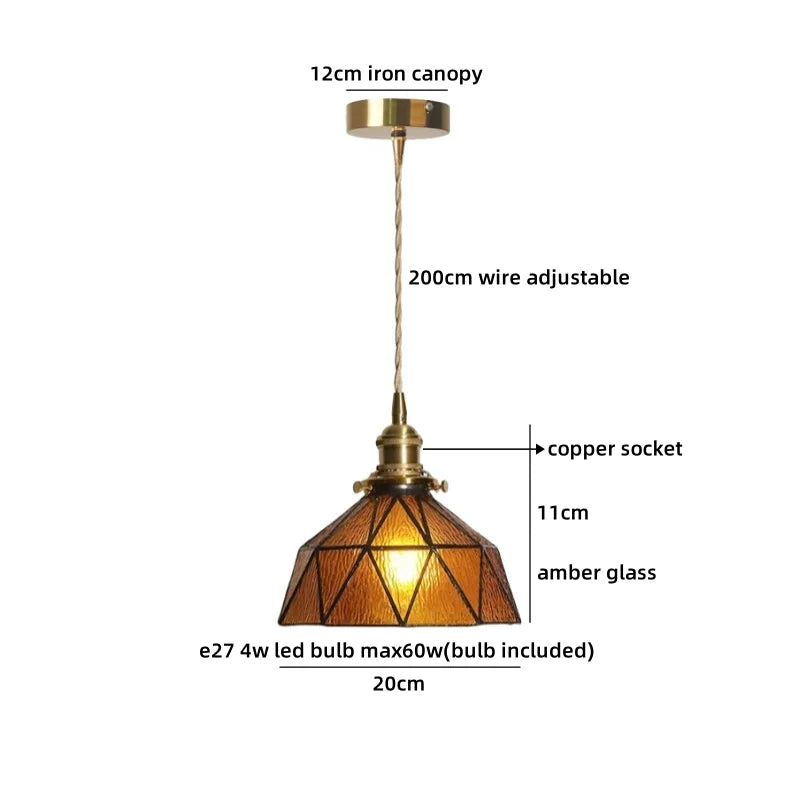 Axyaa White Ceramic Copper LED Pendant Lamp for Bedroom and Dining Table