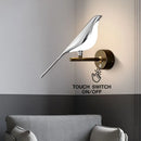 Axyaa LED Magpie Wall Lamp, Touch Switch, Rotatable, Modern Art Home Decor