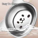 Axyaa Kids Bear Stainless Steel Dinner Bowl