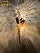 Axyaa Exotic Gold Lustre Torch Wall Lamp for Hotel Villa Hallway