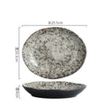 Axyaa Ceramic Salad Plate Set of 4