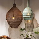 Axyaa Mesh Pendant Light: Modern Irregular Shapes, E27 Kitchen Island Suspension Lighting