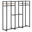Axyaa Large Closet Organizer with Hanging Rods and Storage Shelves