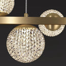Axyaa Nordic Glass Chandelier Pendant Lamp for Dining Room Lighting