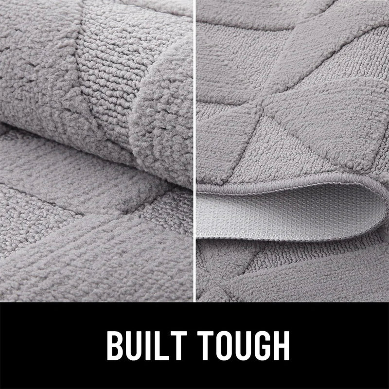Axyaa Low-Profile Indoor Entry Doormat 80x120 - Non-Slip Absorbent Washable Rug