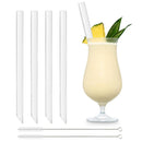 Axyaa Glass Straws: Straight Boba Bubble Tea Milk Smoothies Bar Accessories