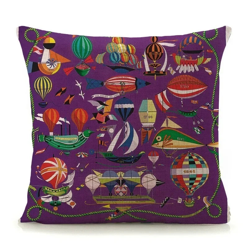 Luxury Abstract Art Pattern Pillow Cover by Axyaa - 45x45cm