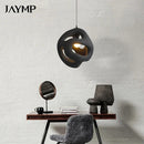 Nordic Wabi Sabi Twist Pendant Lamp by Axyaa - E27 Chandelier for Home Décor