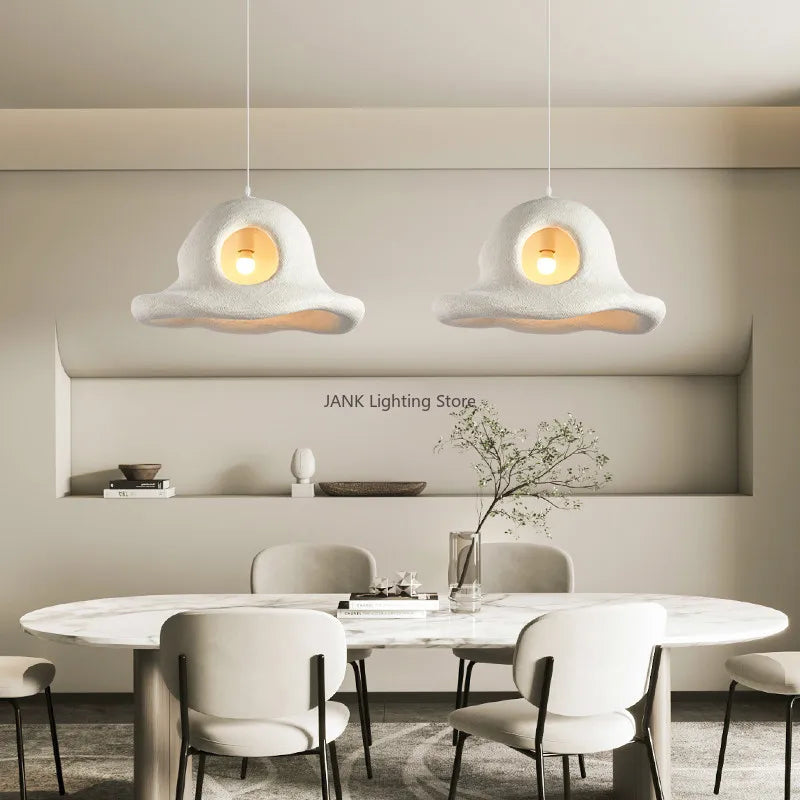 Axyaa Wabi Sabi Island Chandelier for Coffee Shop, Bar, Bedroom - LED Pendant Lighting