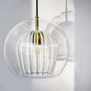 Axyaa Gold Glass Ball Pendant Light for Elegant Dining Room and Bedroom Lighting