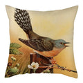 Magpie Print Cushion Cover by Axyaa: Decorative Flora & Fauna Pillowcase for Home