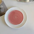 Axyaa Ceramic Dessert Plates: Colorful Underglaze Cake and Dining Plate Set