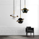 Axyaa Modern Nordic LED Pendant Lamp Golden Plated Spherical Design