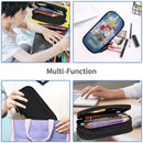 Axyaa Mermaid Double Layer Pencil Case | Large Capacity Stationery & Makeup Bag