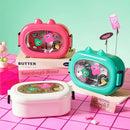 Axyaa Kids Stainless Steel Bento Lunch Box for School Girls & Children