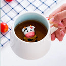 Axyaa Cute Animal Ceramic 3D Mug - Coffee Tea Breakfast Cup Gift