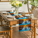 Autumn Maple Table Runner for Dining & Kitchen Decor by Axyaa