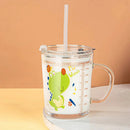 Axyaa Unicorn Kids Milk Cup with Scale & Straw Lid.