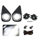 Axyaa Car Fog Lamps Halogen LED DRL Headlights for Toyota Yaris 2014-2017 US Model