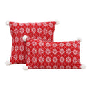 Axyaa Vintage Christmas Knitted Pillow Cover Set