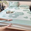 Axyaa Cool Carbon Light Antibacterial Ice Silk Mat Three-Piece Set