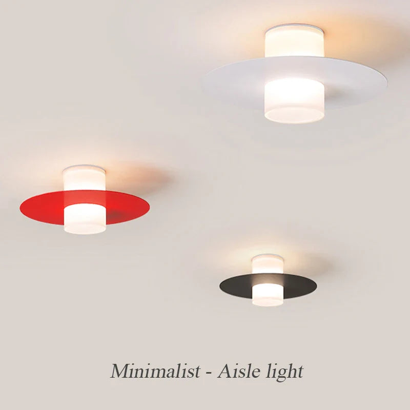 Axyaa Modern Chandelier Ceiling Light for Living Room, Kitchen, Bedroom - Black/White