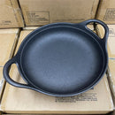 Axya Cast Iron Wok Pan Frying Pot Set | Non-Stick Pig Iron Japanese Commercial Cookware