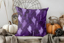 Cute Ghosts with Stars Halloween Pillow Cover by Axyaa