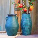 Axyaa Ins Style Ceramic Floor Vase for Home Decor & Living Room Art