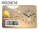 Axyaa Perpetual Calendar Desktop Clock Silent Home Office Ornament