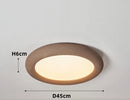 Axyaa Nordic Wabi Sabi Cream Ceiling Light for Minimalist Living Spaces