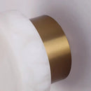 Axyaa Mini Real Marble LED Wall Lamp in Black Gold Copper for Living Room, Bedroom & Kitchen