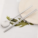 Axyaa Matte Stainless Steel Western Tableware Set - 8pcs