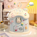 Axyaa Cute House Car Money Box Sticker Piggy Bank Kids Adults Savings Gift