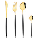 Axyaa Pink Silver Stainless Steel Cutlery Set