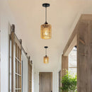 Axyaa Retro Bohemian Pendant Light for Kitchen Bedroom Staircase Chandelier