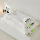 Axyaa Kids Panda Neck Support Pillow, 100% Cotton, White, 30x50cm/40x60cm