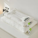 Axyaa Kids Panda Decor Cotton Face Pillow for Neck Health Support