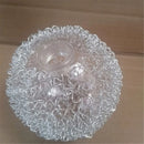 Axyaa Clear Glass G9 Lampshade with Aluminum Wire for 2cm Screw Socket