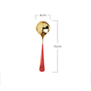 Axyaa Stainless Steel Dessert Soup Spoon Set - Restaurant Quality Kitchen Tools