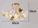 Axyaa Staircase Chandeliers Modern LED Pendant Light for Living Room