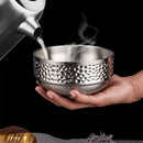 Axyaa Double Layer Stainless Steel Rice Bowl - Golden Ramen Bowls