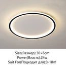 Axyaa Modern Gold/Black Ceiling Lamp for Home Indoor Lighting