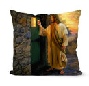 Retro Oil Painting Christmas Pillowcase - Axyaa Nativity Cushions Case Jesus Christ Print Throw Pillows Case