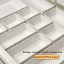 Axyaa Desk Organizer Set: Student Storage Box with Built-in Partitions, Ideal for Stationery and Cosmetics