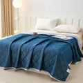 Axyaa Cool Silk Solid Color Summer Quilt - Comfortable & Breathable Single Bedding