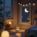 Axyaa Sunset Water Ripple Crystal Lamp for Bedroom Decoration & Gift